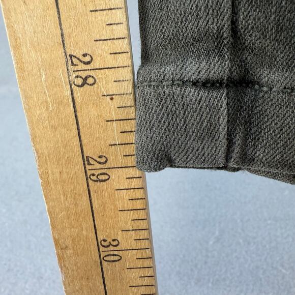 Liverpool Cargo Jeans Women's 8/29 Olive Green The Ankle Cargo Skinny Preppy - Picture 16 of 16